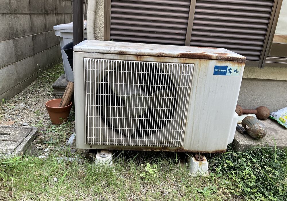 室外機取り替え前