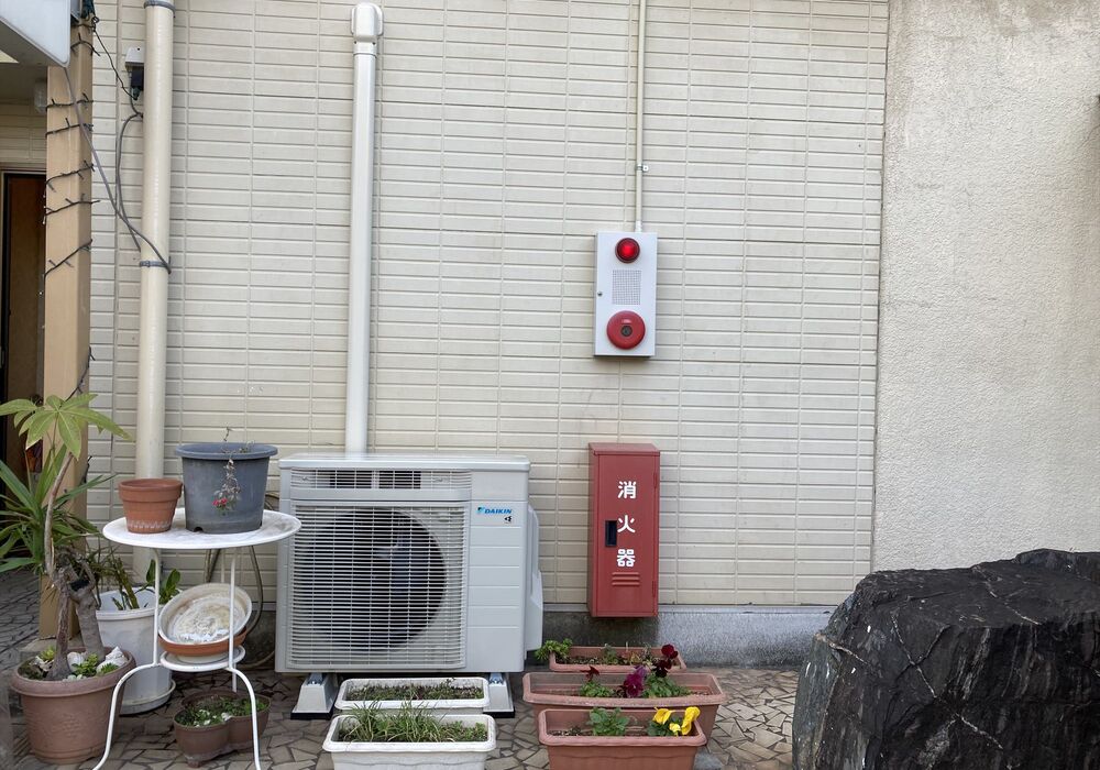 室外機施工後