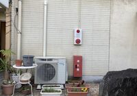 室外機施工後