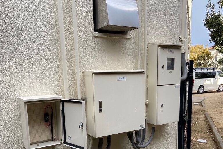 電源工事後