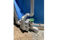 貯水槽バルブ交換後