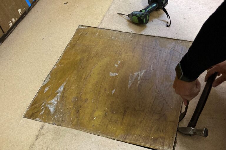 床下収納施工前